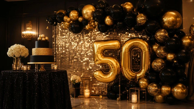 50th Birthday Decoration Ideas (Elegant & Fun for the Big 5-0)