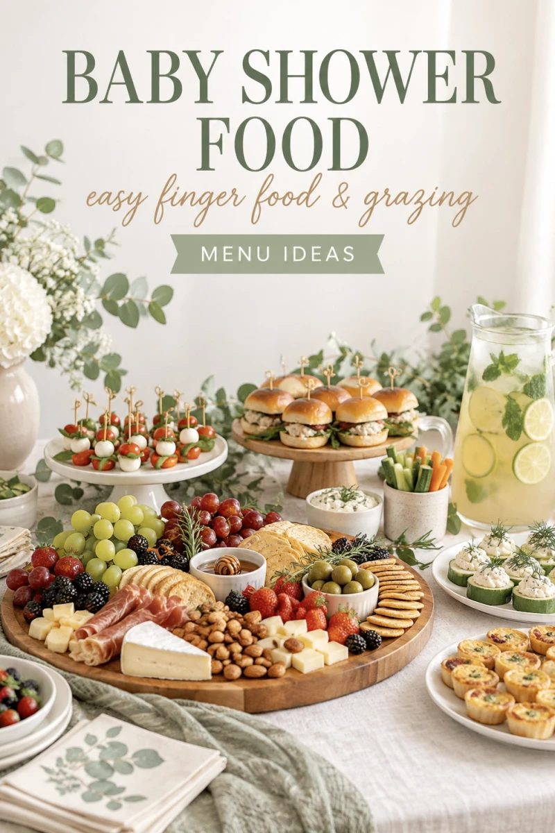 Pin these baby shower food ideas for later