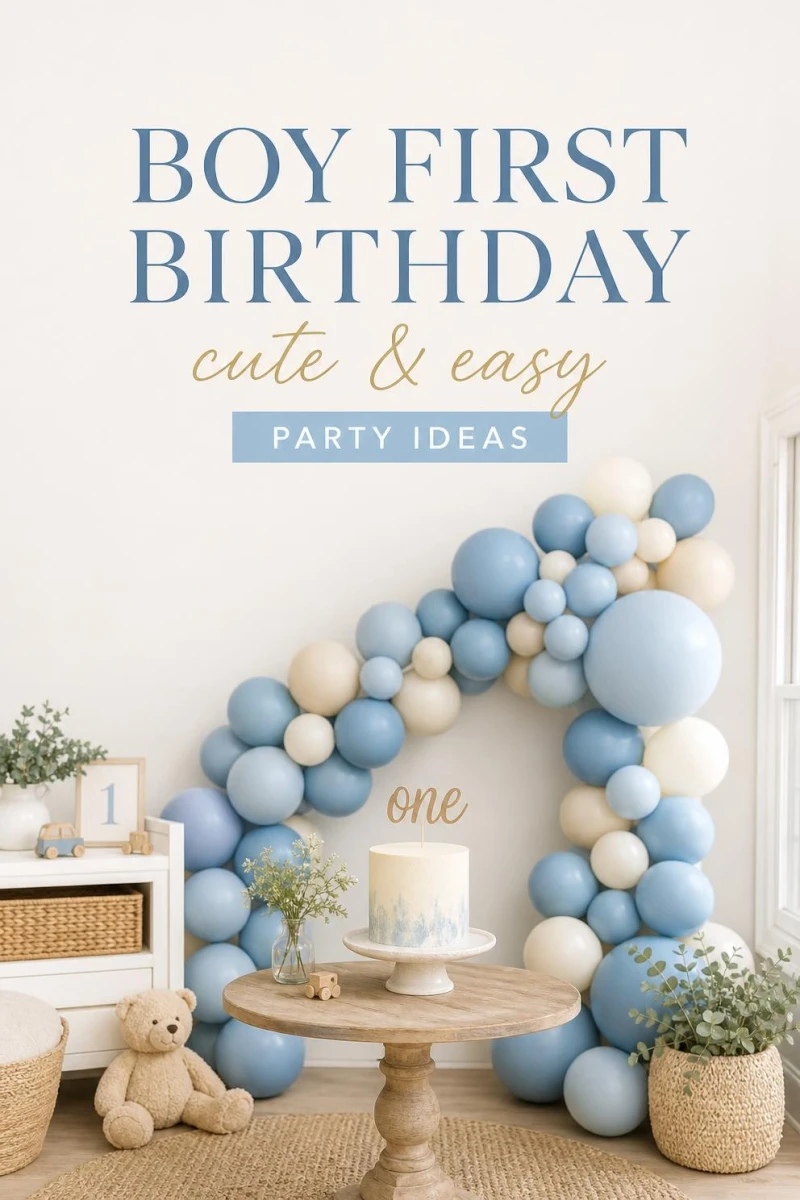 Pin these boy first birthday ideas for later