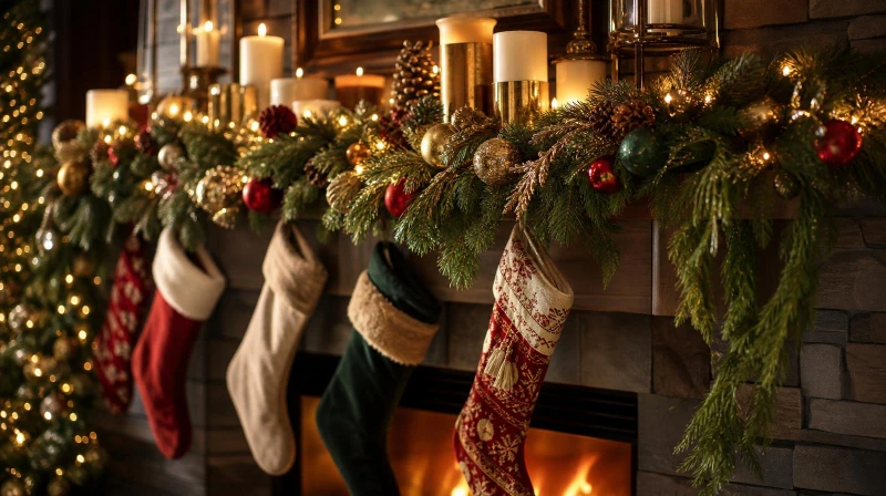 Christmas Mantel Decorating Ideas (Cozy & Festive Looks)