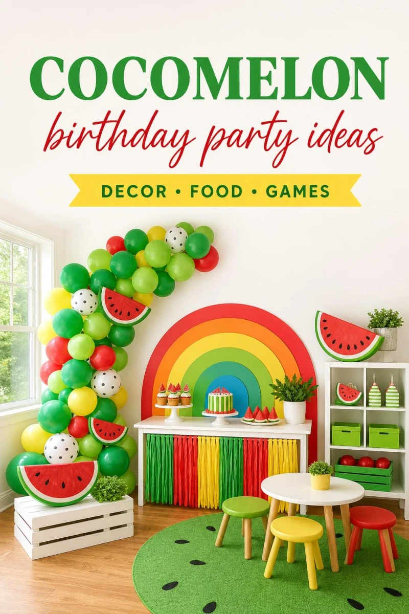 Pin these Cocomelon birthday party ideas for later