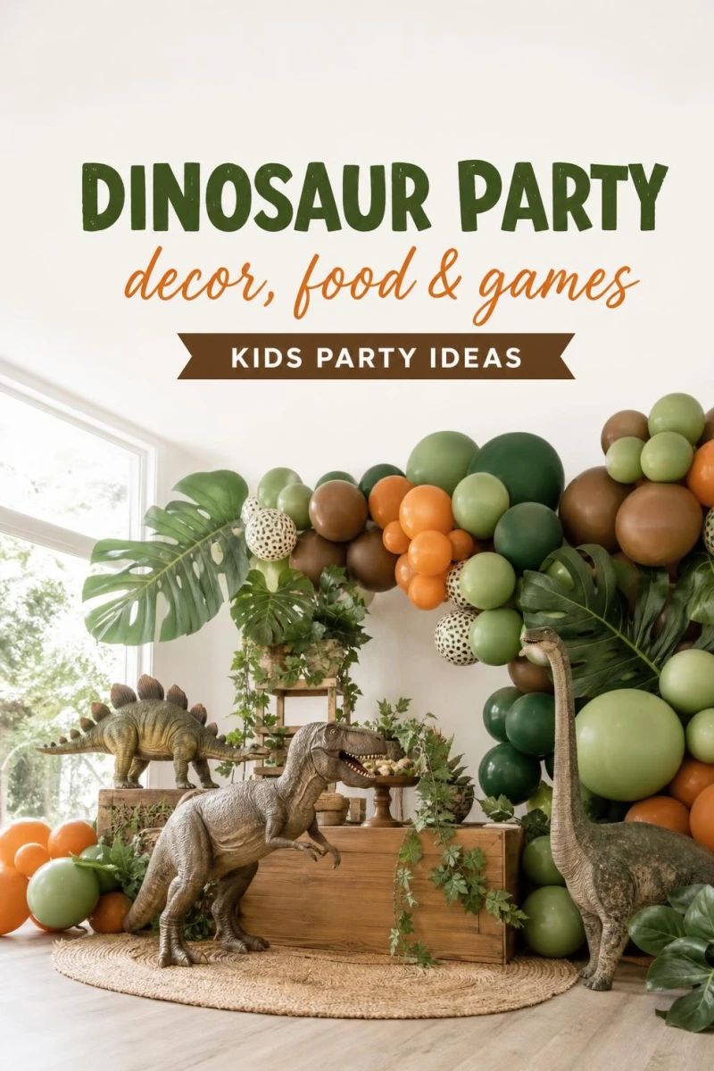 Pin these dinosaur birthday party ideas for later