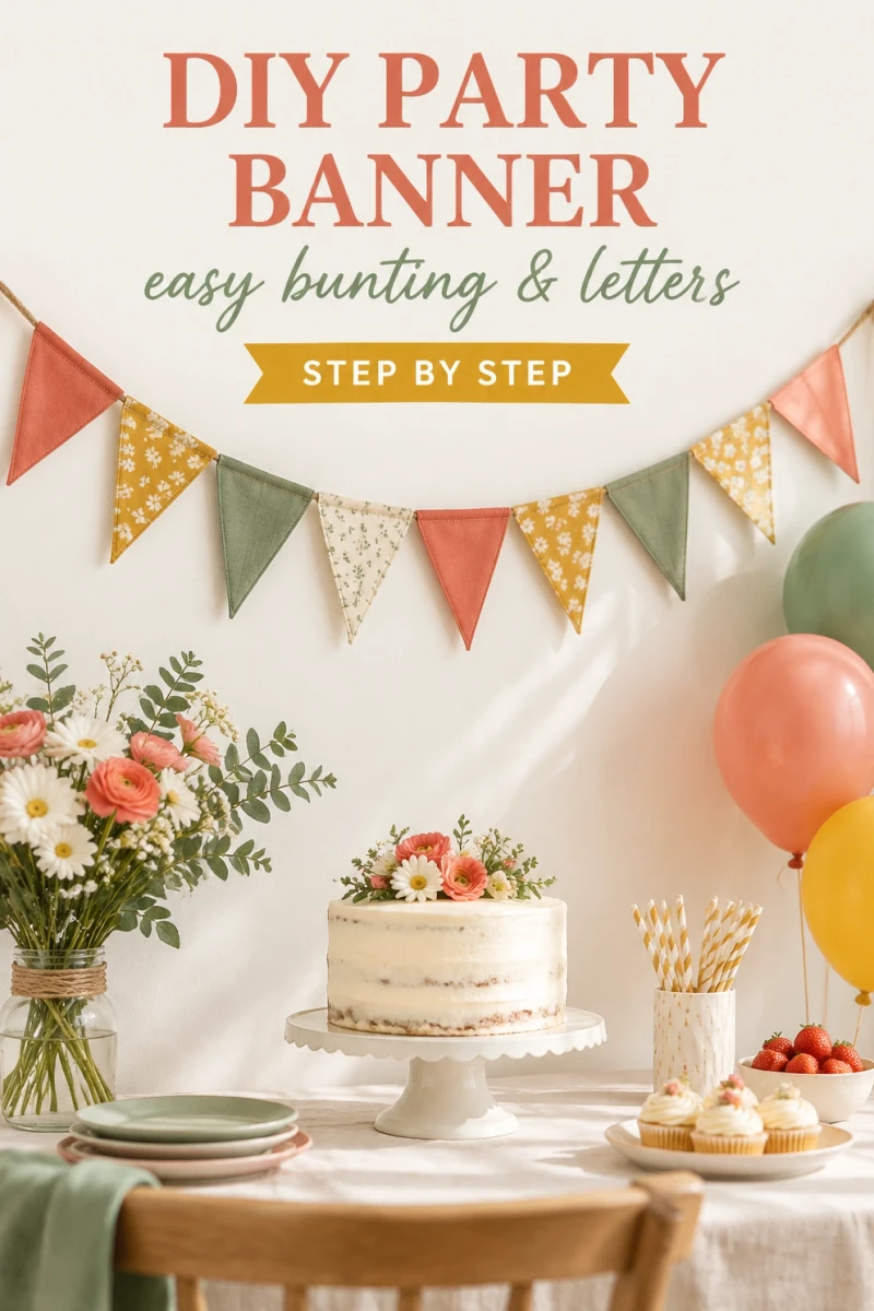 Pin these DIY party banner ideas for later