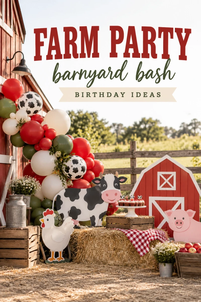 Pin these farm birthday party ideas for later