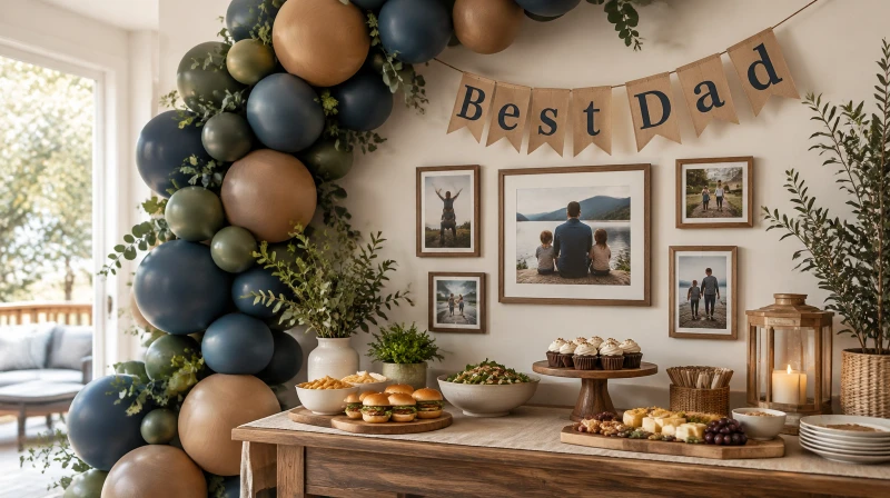 Father's Day Party Ideas (Easy, Laid-Back Decor & Food)