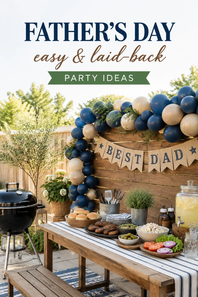 Pin these Father's Day party ideas for later