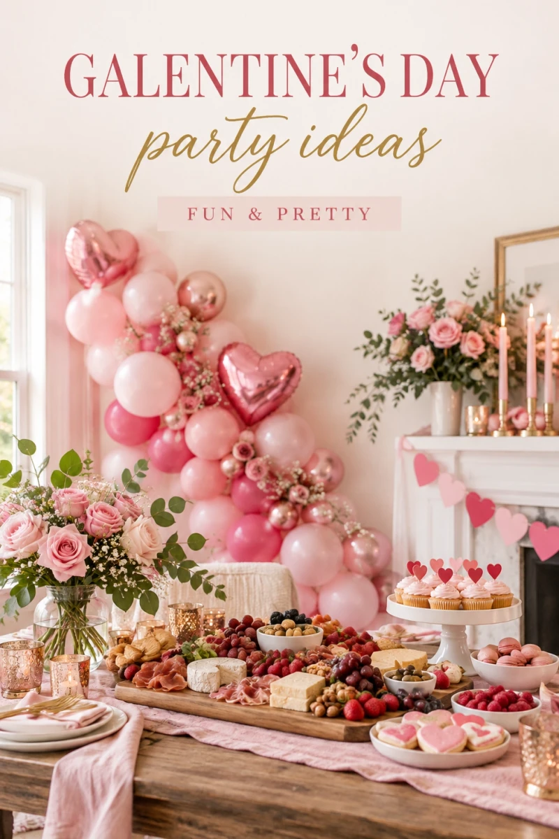 Pin these Galentine's Day party ideas for later