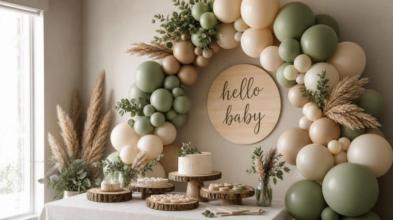 Gender-Neutral Baby Shower Ideas (Soft & Modern Decor)