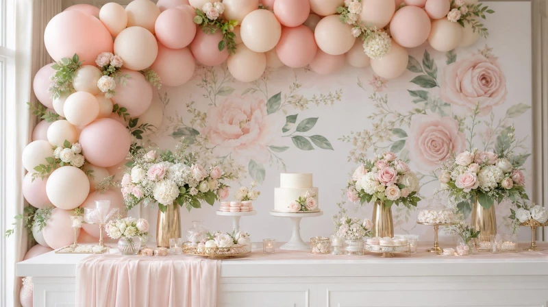 Girl Baby Shower Ideas (Sweet Pink & Floral Decor)