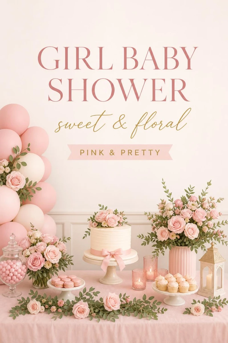 Pin these girl baby shower ideas for later