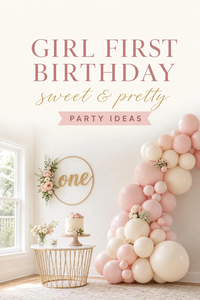 Pin these girl first birthday ideas for later