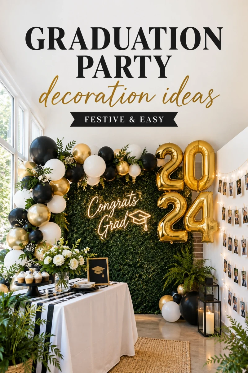 Pin these graduation party decoration ideas for later