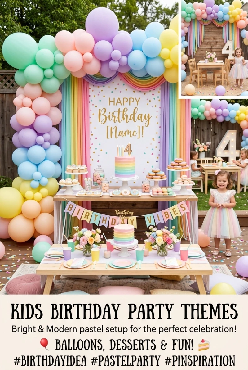 Pin this guide to kids birthday party themes for later