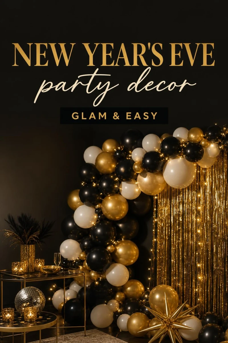 Pin these New Year's Eve party decorations for later