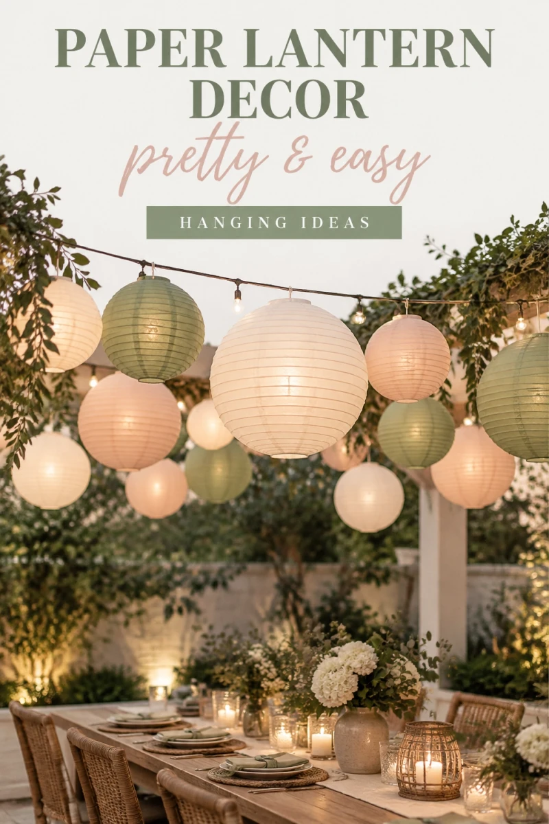Pin these paper lantern decoration ideas for later