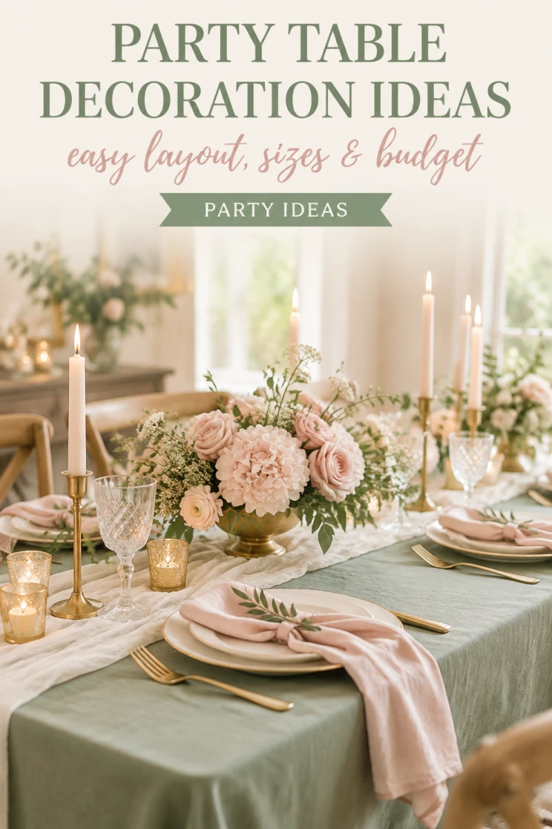 Pin these party table decoration ideas for later