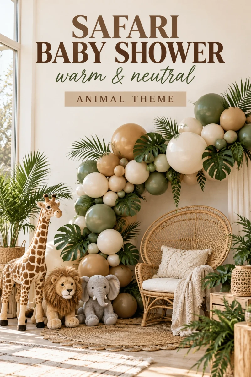 Pin these safari baby shower ideas for later