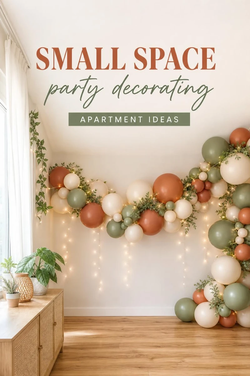 Pin these small space party decorating ideas for later
