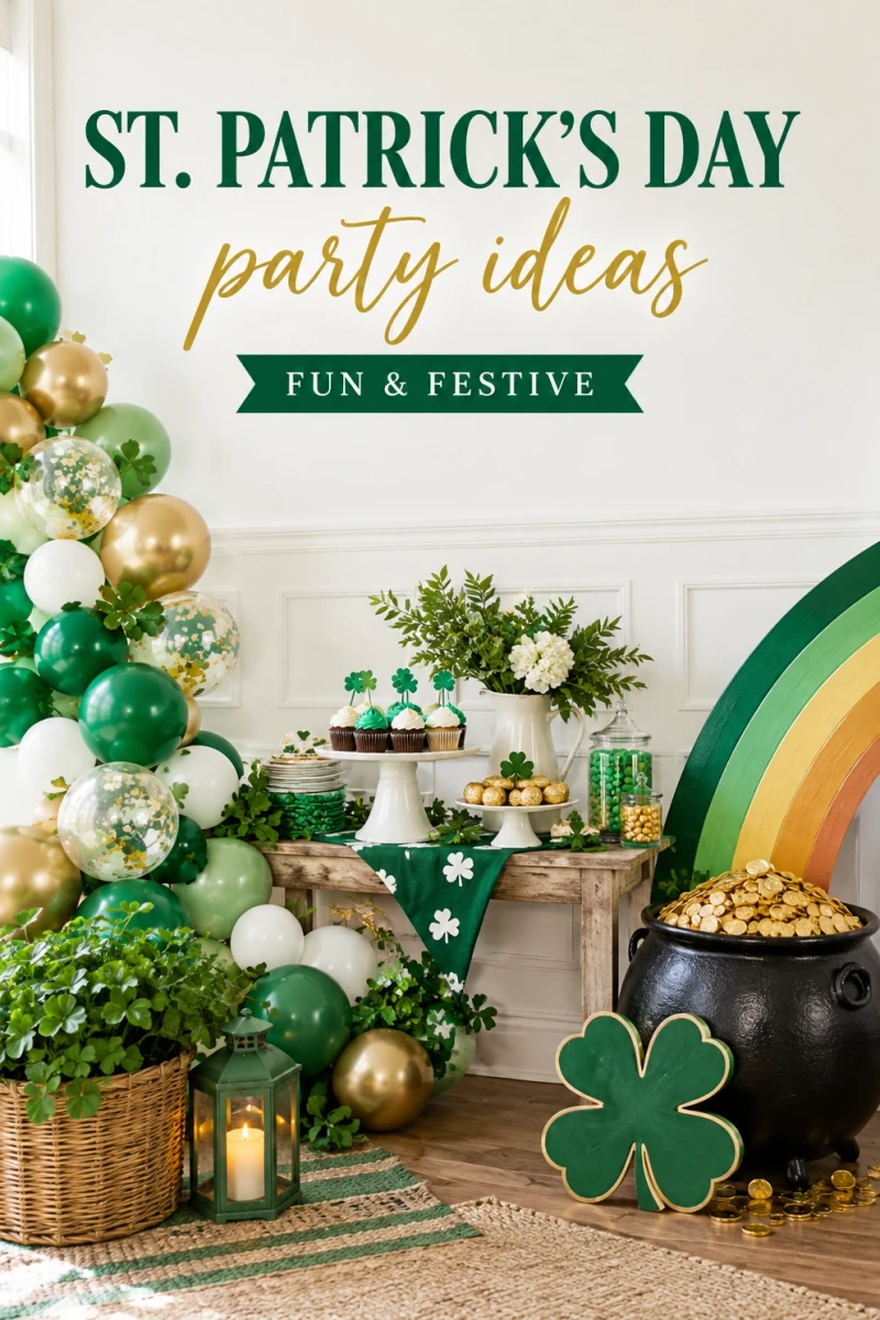 Pin these St. Patrick's Day party ideas for later