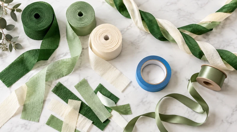 Cohesive streamer color palette combinations for party backdrops