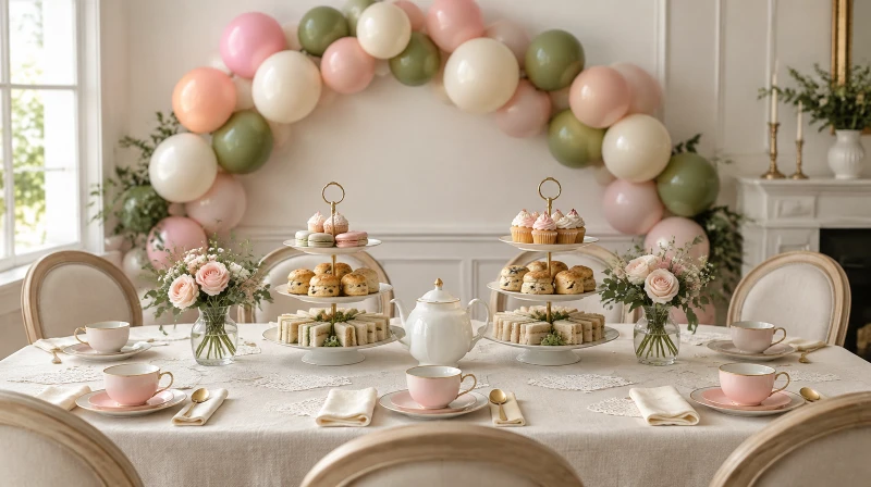 Tea Party Birthday Ideas (Pretty Table, Food & Easy Decor)