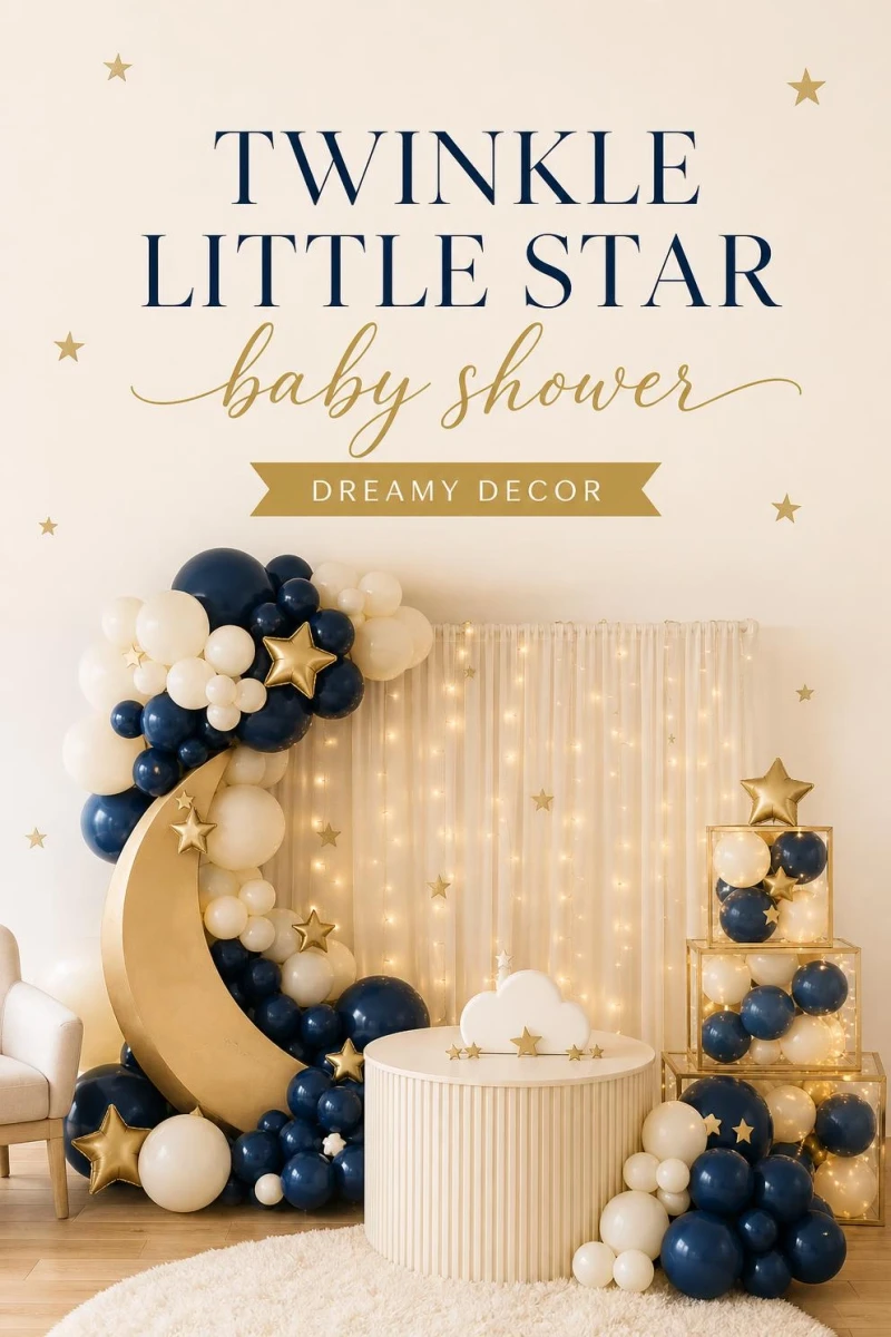 Pin these twinkle twinkle little star baby shower ideas for later