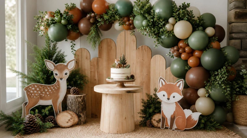 Woodland First Birthday Ideas (Cute & Cozy Forest Theme)