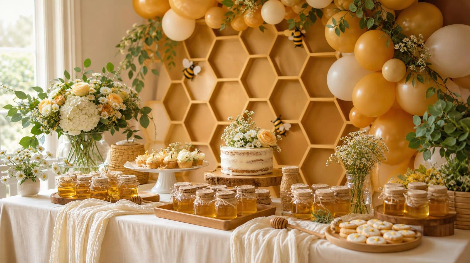Honey Bee Baby Shower Ideas (Sweet as Honey Theme)