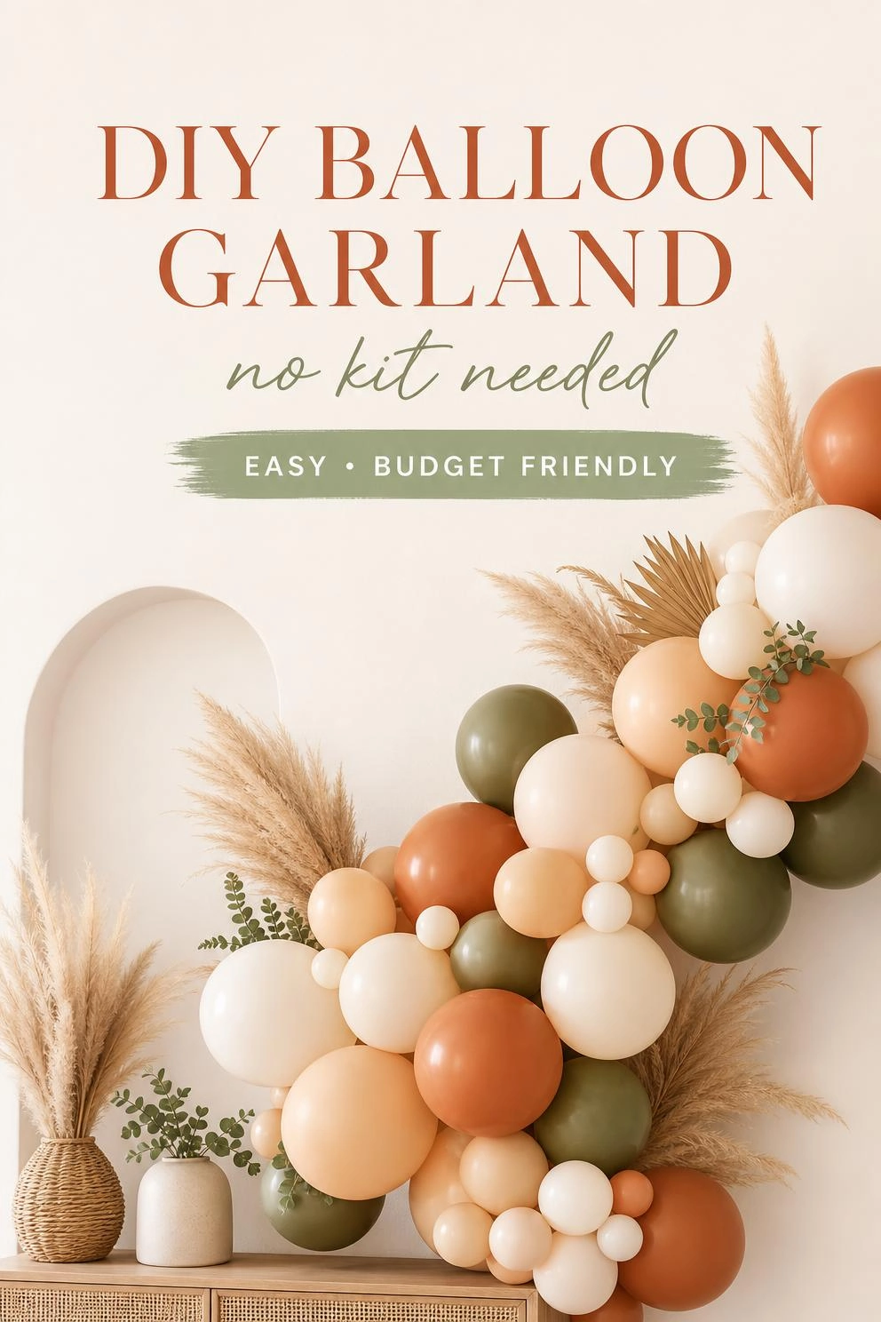 Pin this DIY balloon garland no-kit guide for later